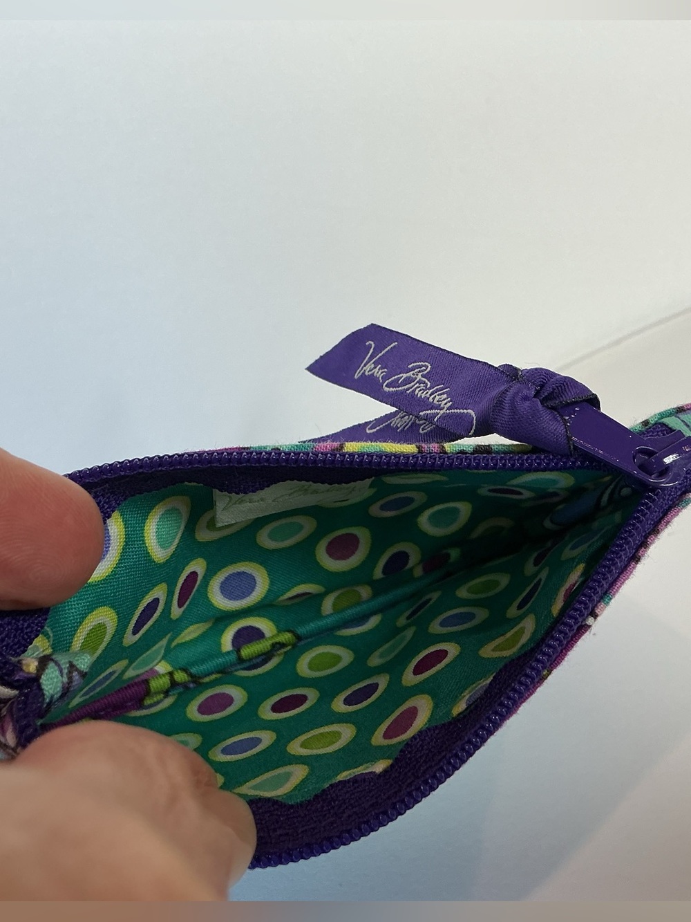 Vera Bradley Zip ID Case in Heather - Picture 5 of 5